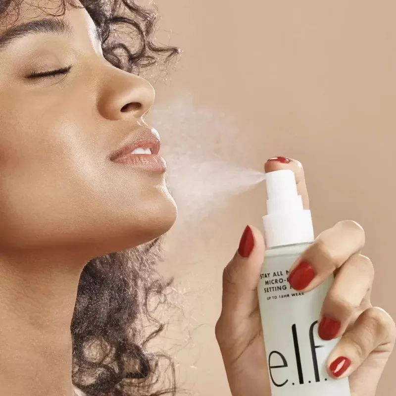 

Elf Setting Spray for Long-lasting Makeup Stay Primer Cosmetics All Might Micro-fine Setting Mist Beauty e.l.f. Original Genuine