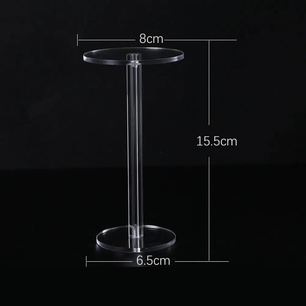 Storage Rack Round Jewelry Blind Box Display Stand Acrylic Clear Jewellery Cosmetic Holder Watch Ornament Display Base