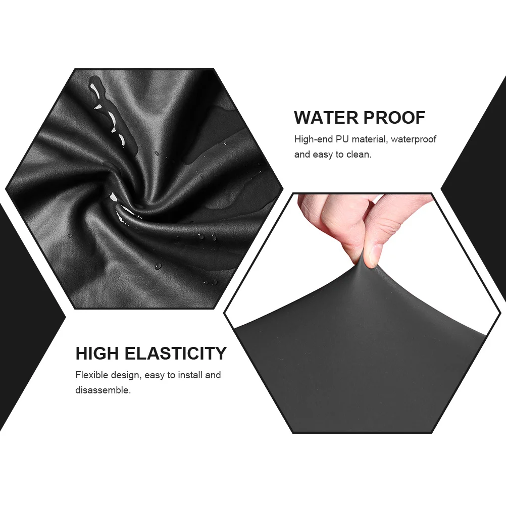 

PU Chair Cover Waterproof Decor Easy Install Remove Perfect for Home Banquet Protection PU Chair Cover