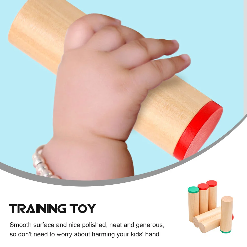 1 ชุด ท่อเสียงไม้ ของเล่นเสริมพัฒนาการสำหรับเด็ก ฝึกการได้ยิน ฝึกการรับรู้สี พัฒนาการทางปัญญา แบบอินเทอร์แอคทีฟ