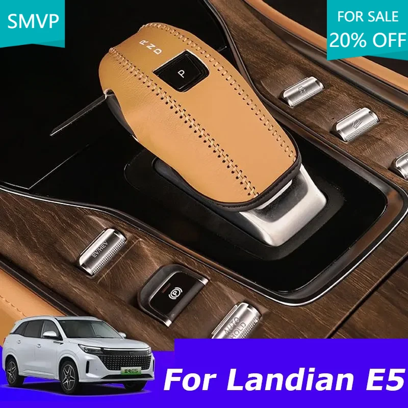 File Handle Protective Case Gear Transparent Gear Handle Head Car Accessories For Landian E5 2023 2024 2025