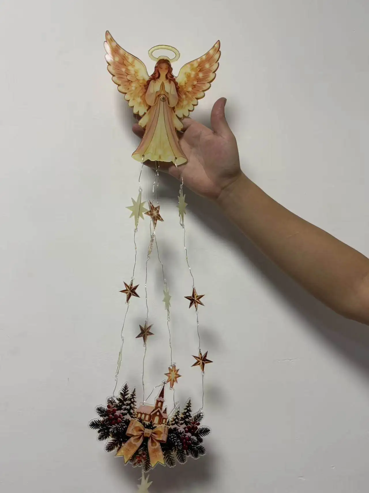 DIY Lighted Nativity Wall Decor 4