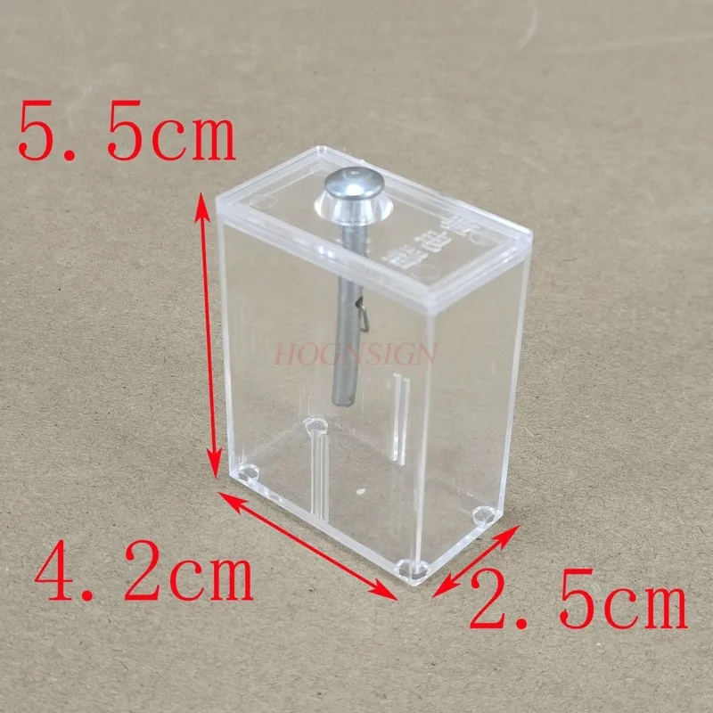 Foil electroscope teacher demonstrates electrical physics friction electrification experimental equipment electrometer teaching