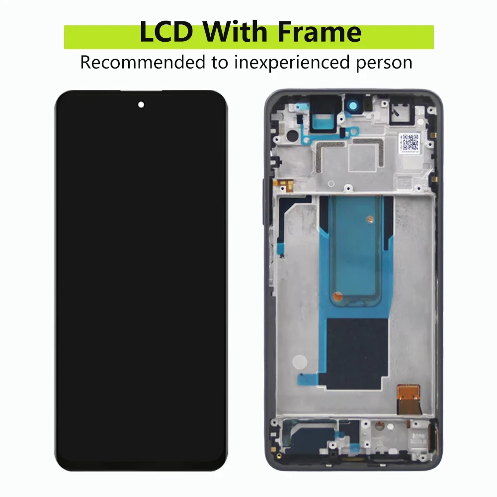 AMOLED For Xiaomi Redmi Note 11 Pro+ 5G 21091116C LCD Touch Screen Digitizer For Redmi Note 11 Pro (China) Display With Frame