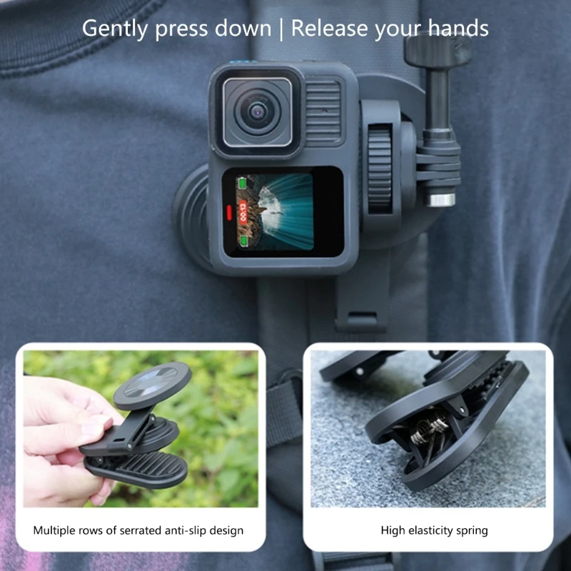 Universal Detachable Bag Clip Featuring Silicone Alloy Construction And AntiSlip Design For Multipurpose Applications F19E