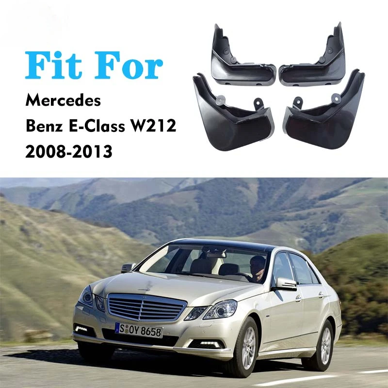 Mudflaps FOR Mercedes Benz E class W212 W213 MUDGUARD SPLASH Mud Flap Guard Fender Mudguards car accessories auto styline 4pcs