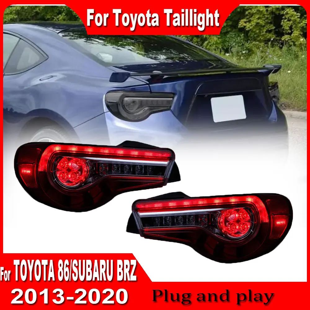 2pc Tail lights For Toyota 86/Subaru BRZ 2013-2020 Scion FR-S 2013-2016 LED Sequential Turn Signal Tail Lamps Auto Accessories