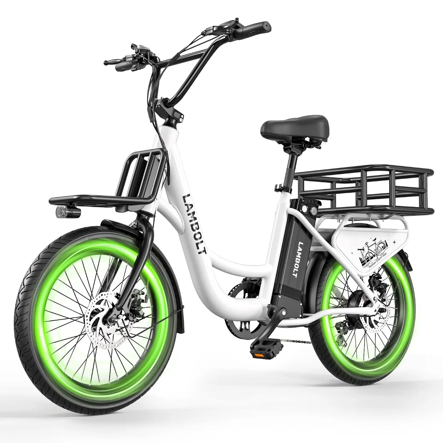 Electric Bike for Adults - 1000W Peak Motor Ebike with 48V15Ah Removable Battery, 20