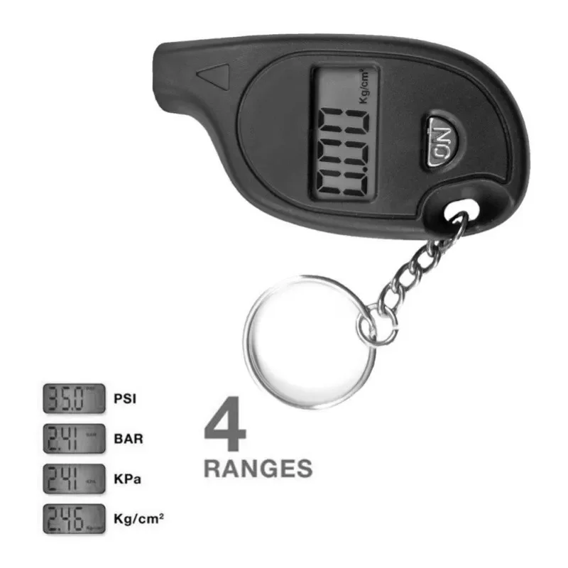 1/2/3/4Pcs Digital Tire Pressure Meter With LCD Display Car Pressure Gauge Tester Meter