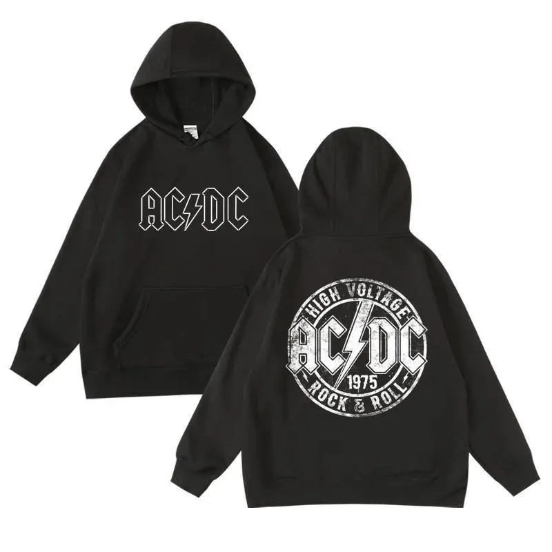 2024 AC-DC Band 51 Rare Vintage Plus Hoodie This about To Rock Lyrics Short Sleeve Unisex Top Tour PWRUP Cotton Shirt