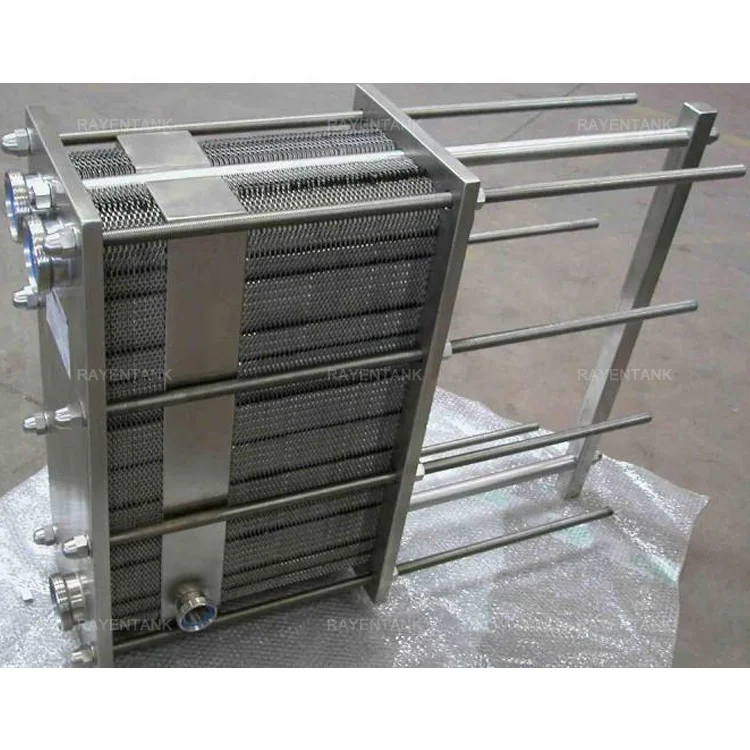 Parti di scambio di calore dello scambiatore di calore del condensatore raffreddato ad acqua personalizzato in acciaio inossidabile Scambiatore di calore a piastra 304SS