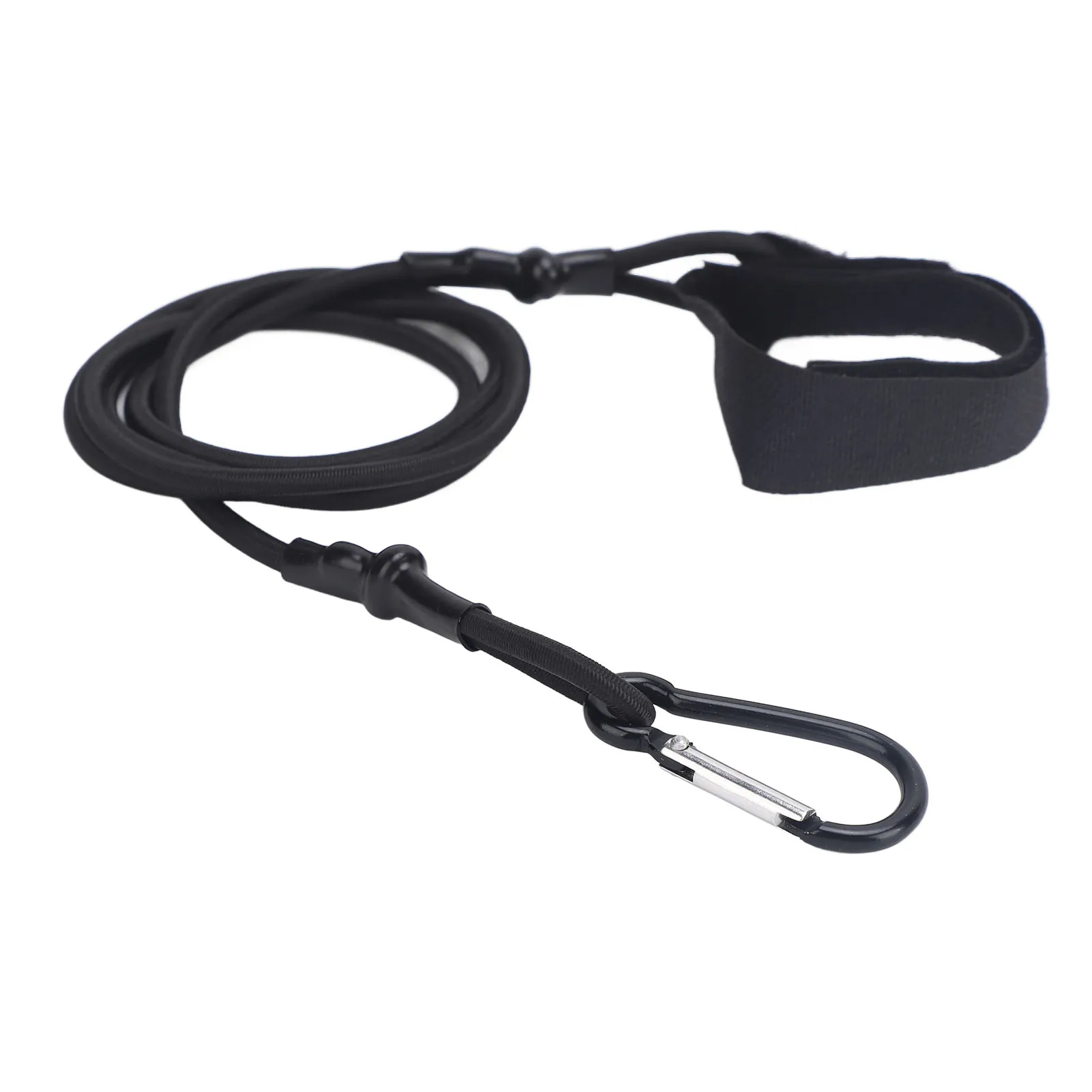 مقود مجداف خفيف الوزن ومحمول ومطاط من النايلون المعدني ومضاد للخسارة وحبل أمان لقضيب الصيد وشبكة الصيد