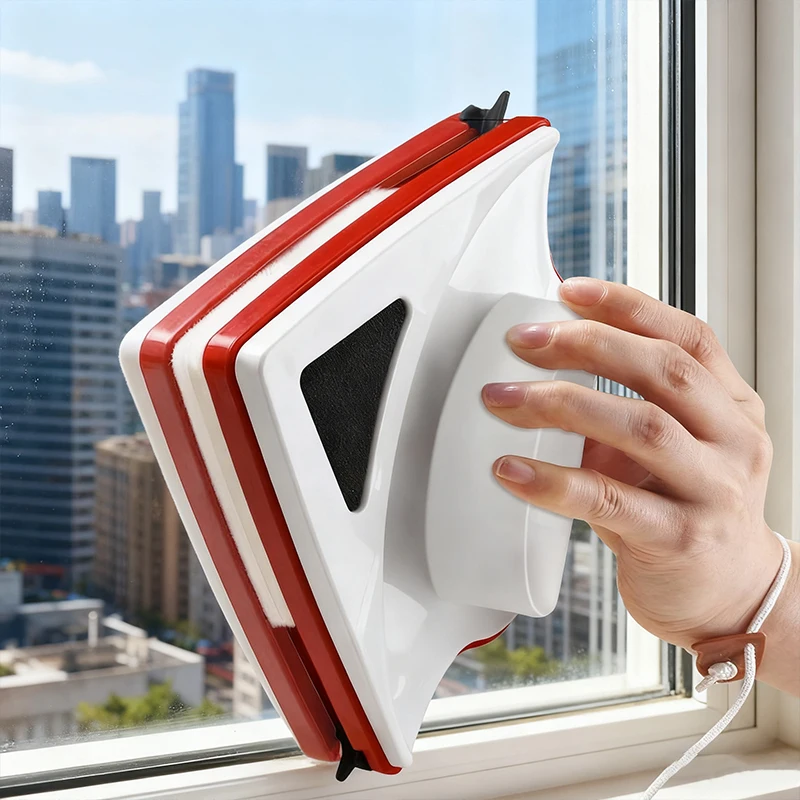 

Magnetic Window Cleaner Brush, Glass Wipe, Glass Scraper, Clean Glass Windows, Squeegee, Outside High-Rise Window Cleaning Tool