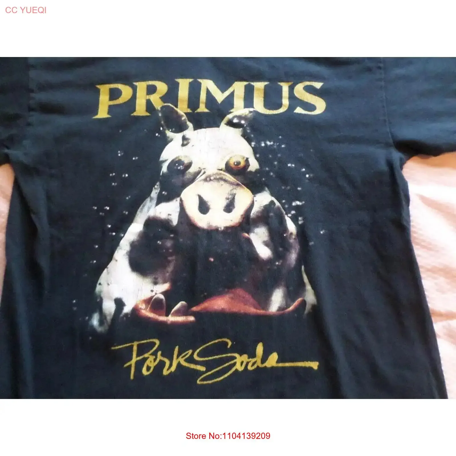PRIMUS Pork Soda rock alternative band black T Shirt QT1764 long or short sleeves vintage Washed fashion Soft Stretched Unisex