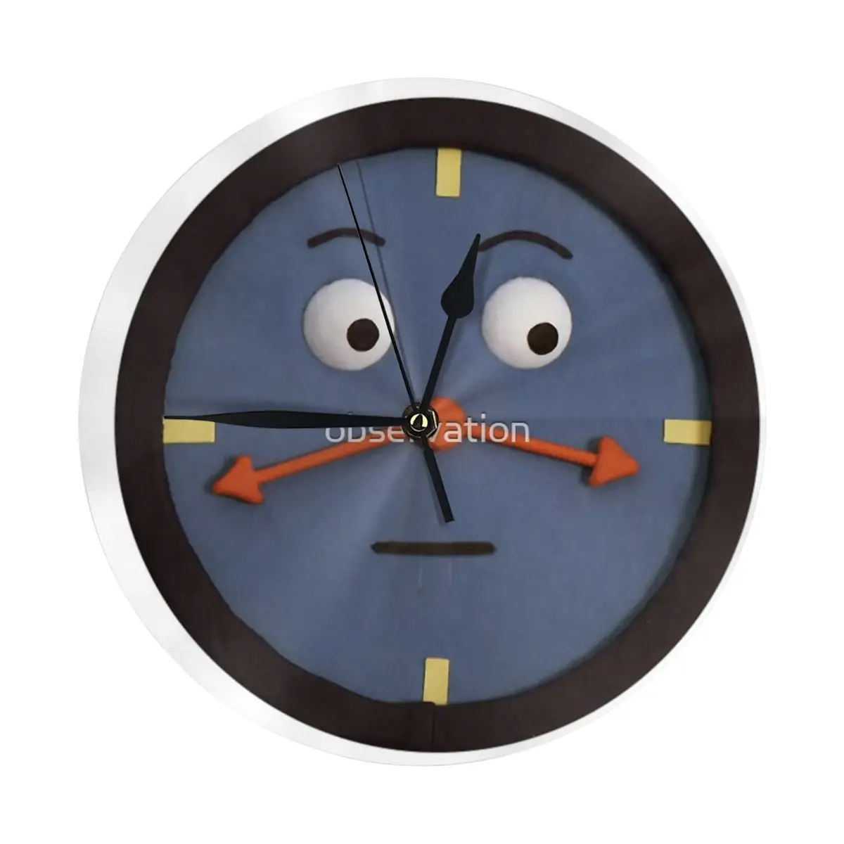 Don T Hug Me I M Scared Wall Clock Room Decoration Clock Must-have Ornament Round