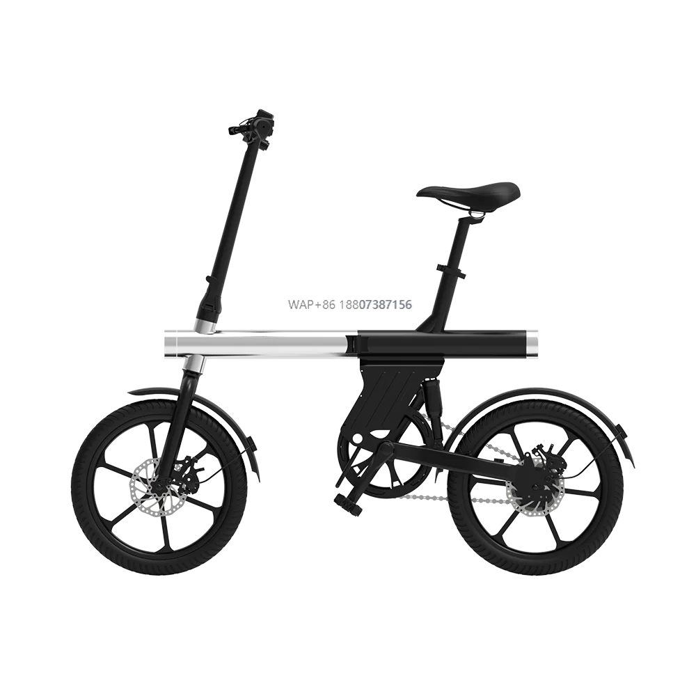 

16" Compact Electric Bike for Adults Teens Commuter City Foldable E-bike with 36V 10.4Ah Lithium Battery Pedal Assist Pedelec