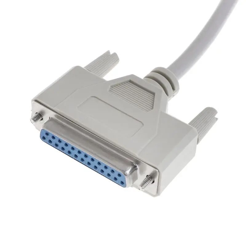 Printer Cable DB25 Male to Female 25 Pin Extension Line Parallel Port Computer 3