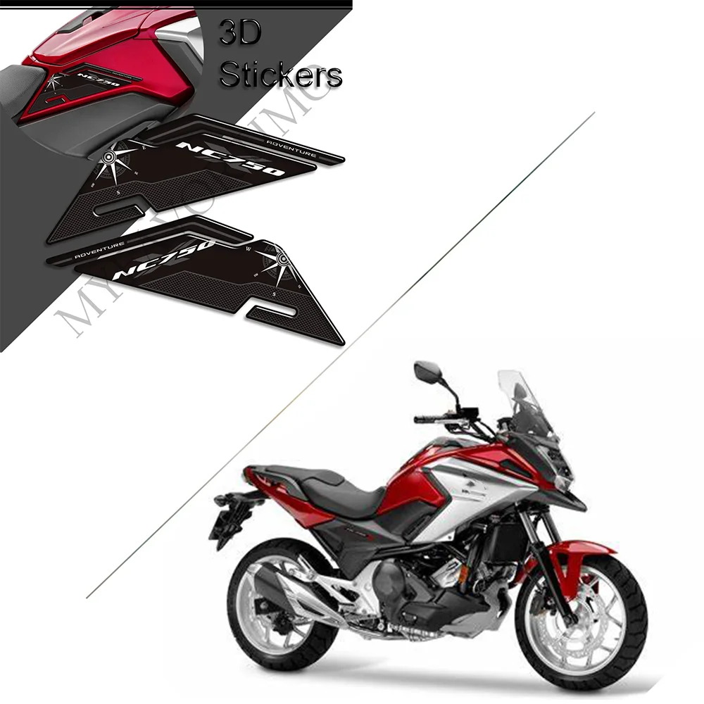 

For Honda NC750X NC750 X NC 750X Motorcycle Fuel Tank Sticker Moto 3D Decals 2016 2017 2018 2019 2020