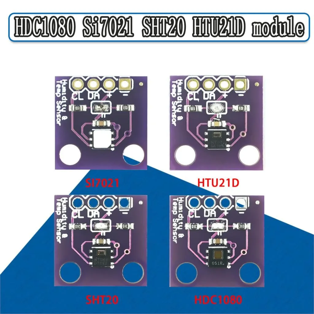 HDC1080 Si7021 SHT20 HTU21D module Low Power, GY-213V-HDC1080 High Accuracy Digital Humidity Sensor with Temperature Sensor