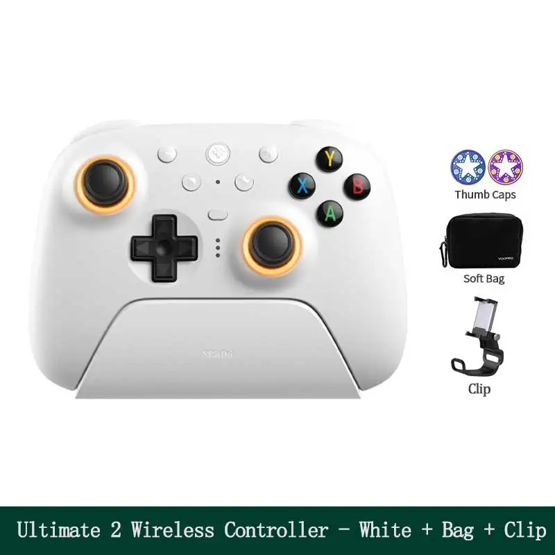 8BitDo Ultimate 2 Wireless 2.4G Gaming Controller with Charging Dock, TMR Joystick Bluetooth Gamepad for PC, Windows ,Android image 3