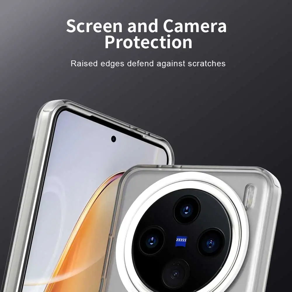 For VIVO X200 Pro Mini X200 Pro X200 ultra-thin drop-proof shock-resistant anti-fingerprint magnetic matte phone case