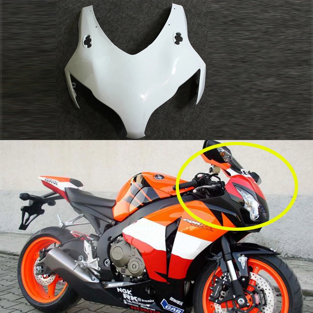

Unpainted Upper Front Cowl Nose Fairing For Honda CBR1000RR 2008 2009 2010 2011