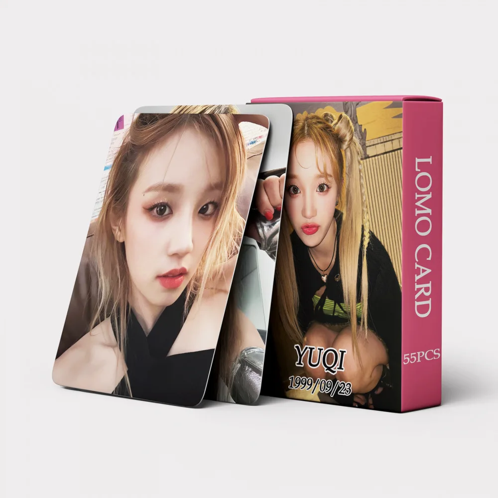 55 GIDLE Small Cards, One Dedicated Song Yuqi YUQI General Collection, Peripheral Lomo Card Photo Cards