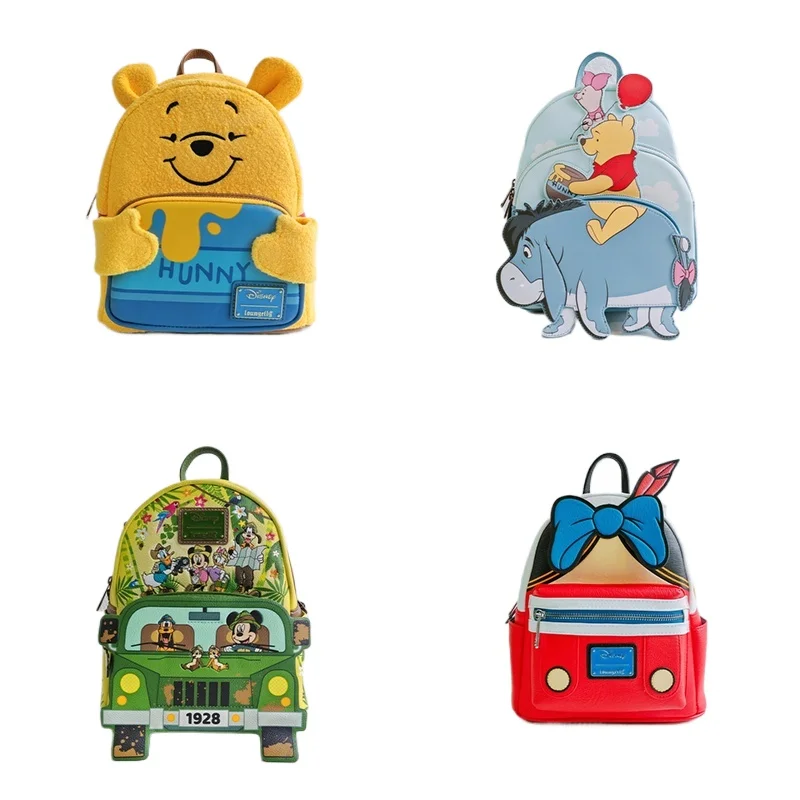 

Disneyland Cartoon Character Backpack Embroidered Cute Unisex Double Shoulder Bag For Men And Women Anime Themed Accessories