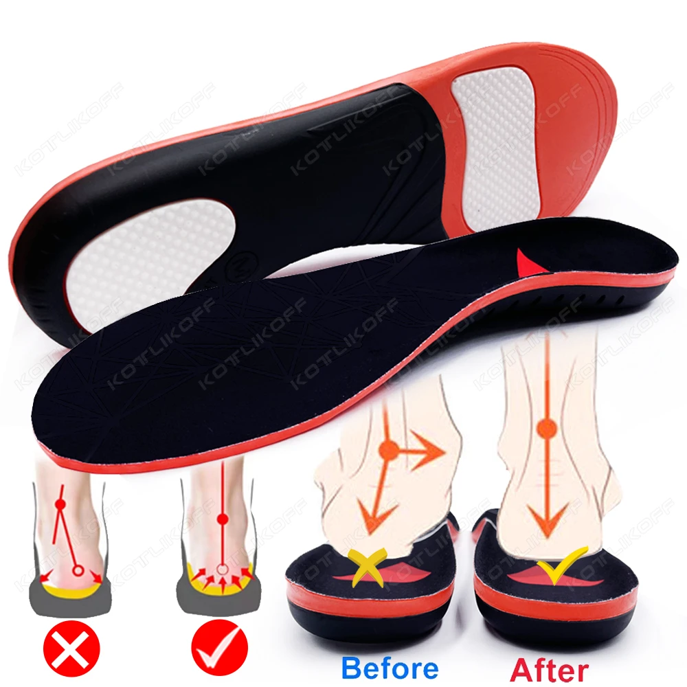 Plantillas de soporte de arco alto, absorción de impacto resistente, corrección de pie plano, uso todo el día, plantillas ortopédicas para piernas X/O