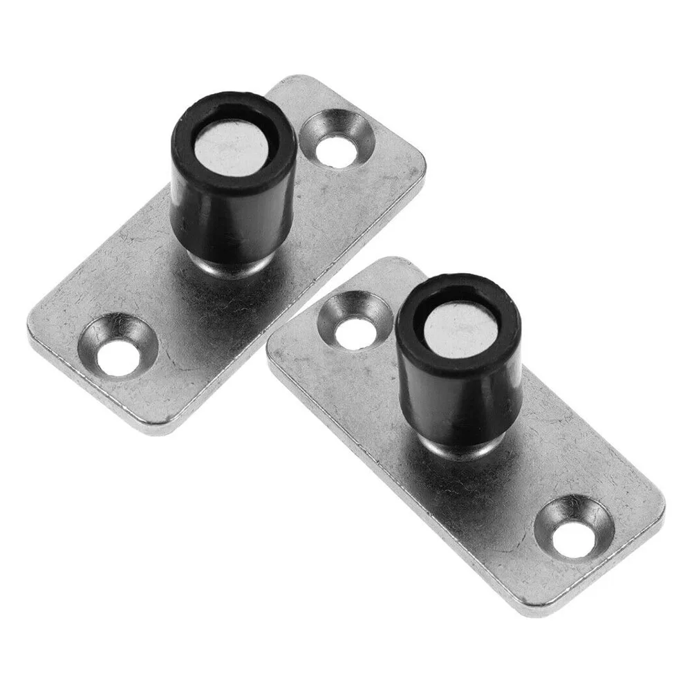 2 Pcs For sliding Door Stopper with Floor Mounted Stainless Steel Bottom Rail Guide Designed for Barn Door Track Compatibility