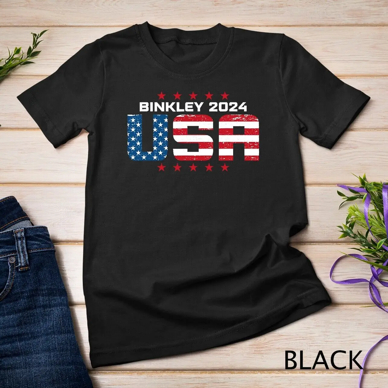 

Футболка с выборами Ryan Binkley для президента 2024 года