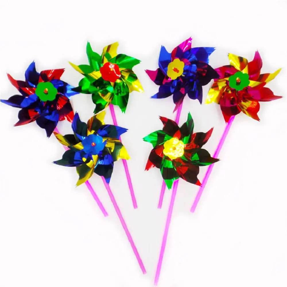 

Colorful Flower Creative Windmill Self-assembly Outdoor Toy Spinner Pinwheel Pinwheel Windmill Toy Plastic Thin Windmill