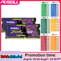 2PCS PUSKILL Memoria Ram DDR4 16GB 8GB 4GB 3200MHz 2666MHz 2400MHz 260pin Sodimm Notebook For Laptop Memory