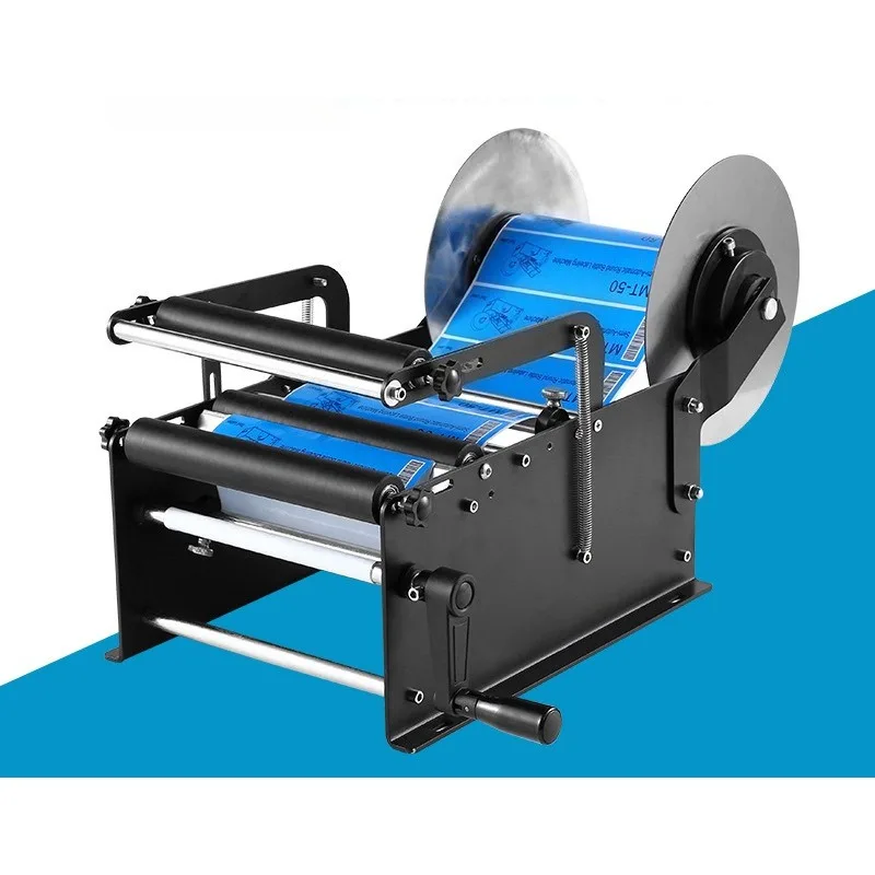 Hand labeling machine Manual round bottle self-adhesive labeling machine, small mechanical high-speed labeling machine, hand lab