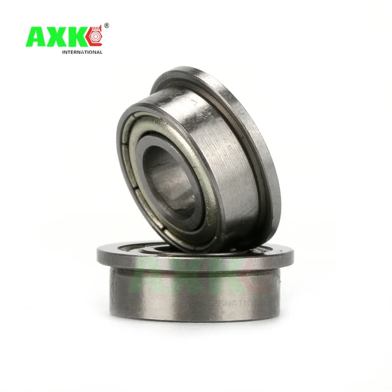 AXK 10PCS MF52ZZ to MF148ZZ Flange Bearing MF63 MF74 MF84 MF83 MF85 MF105 MF106 MF126 MF128 MF137 ZZ Deep Groove Ball Bearing