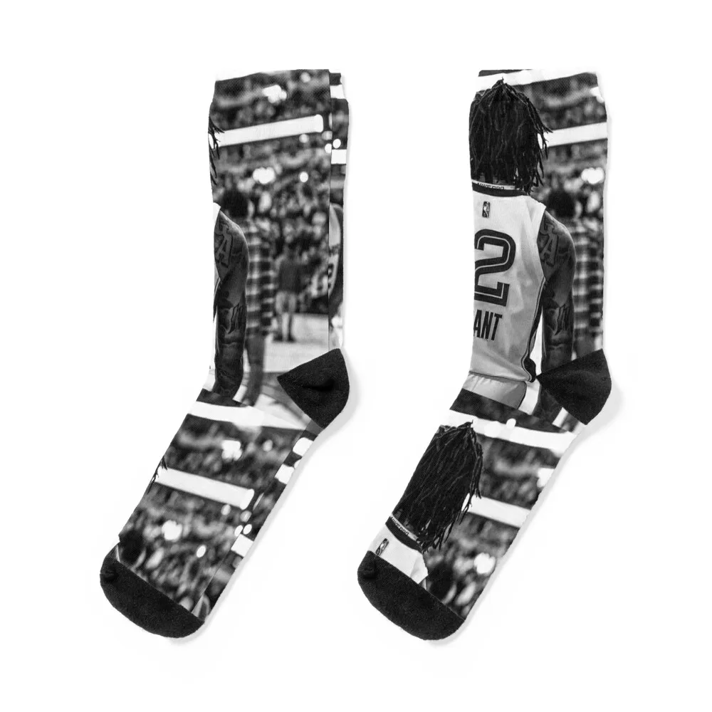 

Ja Morant - Black / White Socks retro shoes tennis cool Socks Male Women's