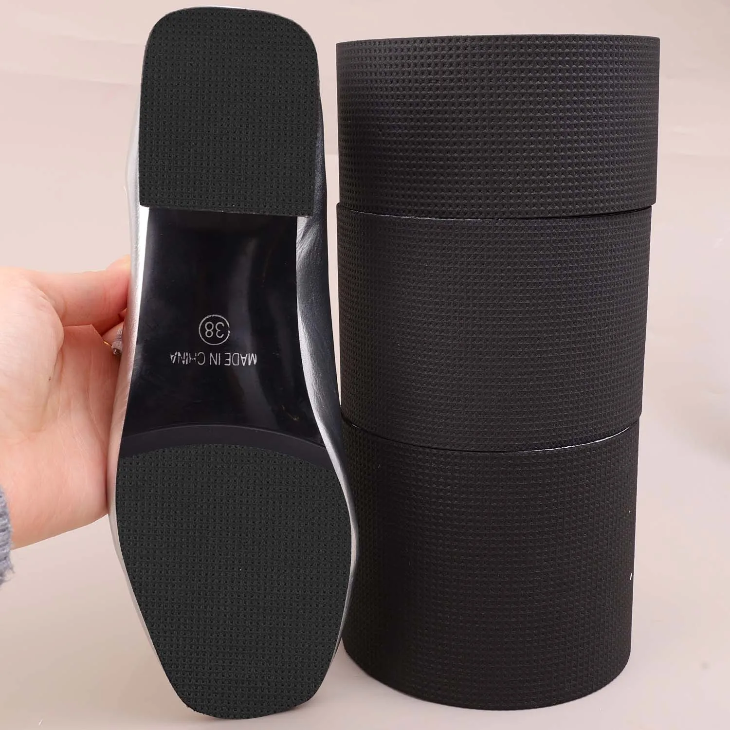 Elastic Sole Anti Slip Sticker Portable Self Adhesive Patch Sneakers Bottom Wear Resistant Stickers Extend Shoes Lifespan Paster image 6