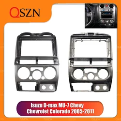 Fascia de cadre d'autoradio pour Isuzu D-max MU-7, oral y Chevrolet vents 2005-2011, panneau de lunette adapté au kit de montage de carte Prada, 2 Din, 9 pouces