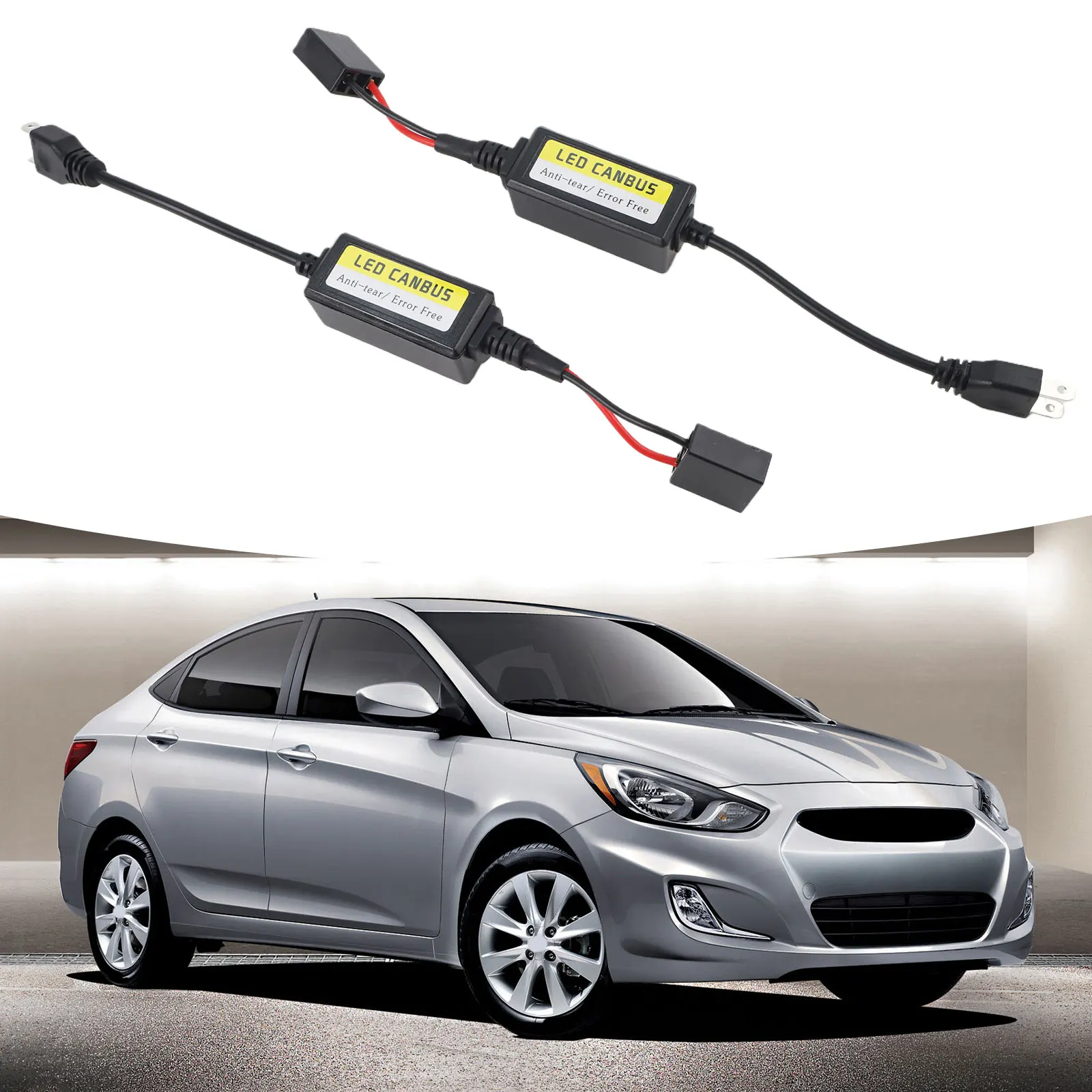 Car Decoders 30CM Black DC 9V-16V Easy To Install Fog Light H7 2pcs/set Car Spare Parts High Quality New Style