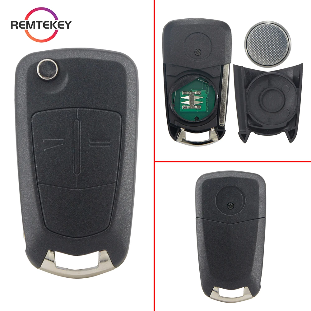 

REMTEKEY Flip Remote Car Key PCF7941/7946 433Mhz For Opel/Vauxhall Astra H 2004-2009 Zafira B 2005-2013 Corsa D Vectra C