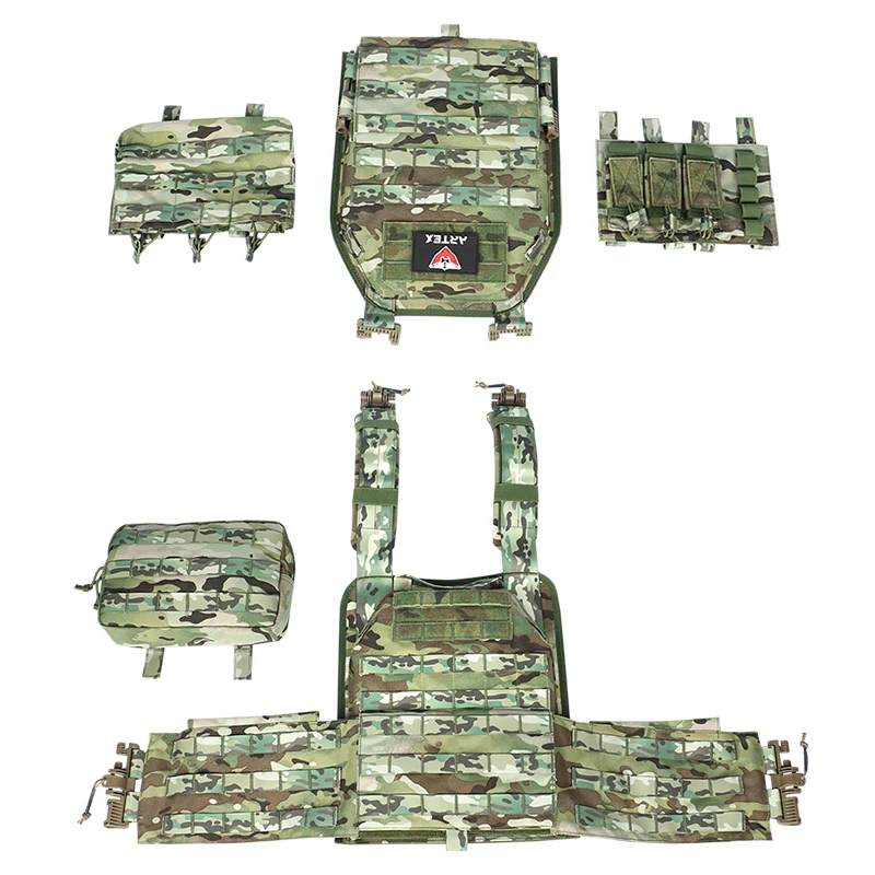 Camouflage Molle Tactic Vest Personal Protective Tactical Gear Ballistic Plate Carrier Tactical Vest quick release Armor Vest