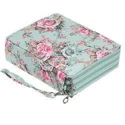 120 Slots Pencil Case School Pencilcase Supplies 3 Compartment Pen Bag Large Capacity Stationery Box Organizer Colored Box Pouch