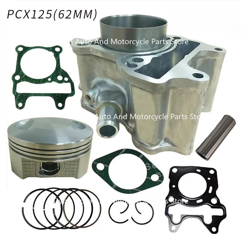 Motorcycle Cylinder Suitable for Honda Lead125 Pcx125 Click125i Forza 125 62mm