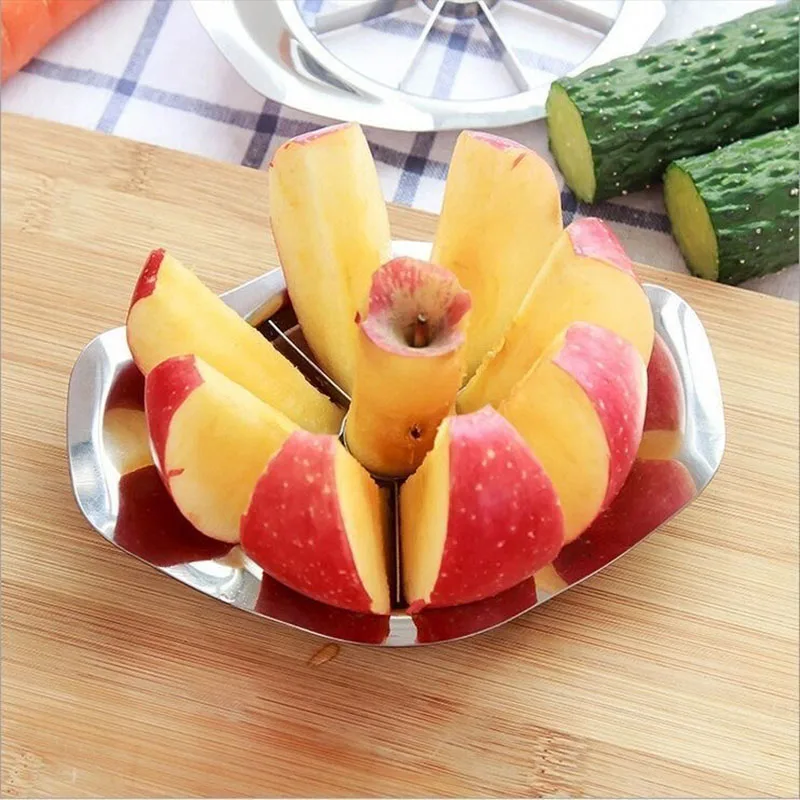 

Apple Slicer Upgraded Version 12-Blade Large Apple Corer, Stainless Steel Ultra-Sharp Apple Cutter for Women Christmas