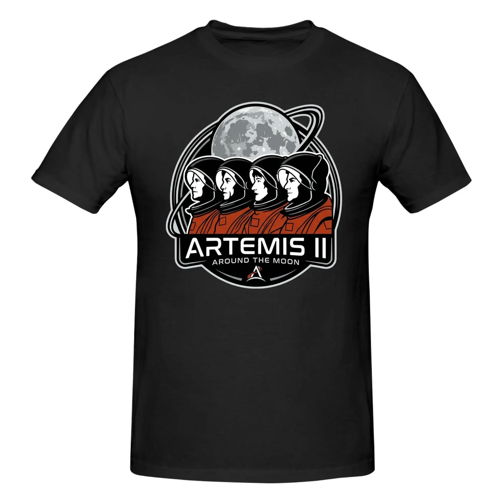 1 pieza de camiseta Reid Wiseman Novelty 100% algodón Moonfall Artemis para hombre