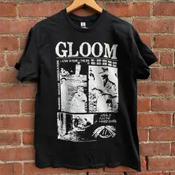 Gloom Hardcore Crust Punk T Shirt Vintage Band Dystopia Disclose Zyanose Grind