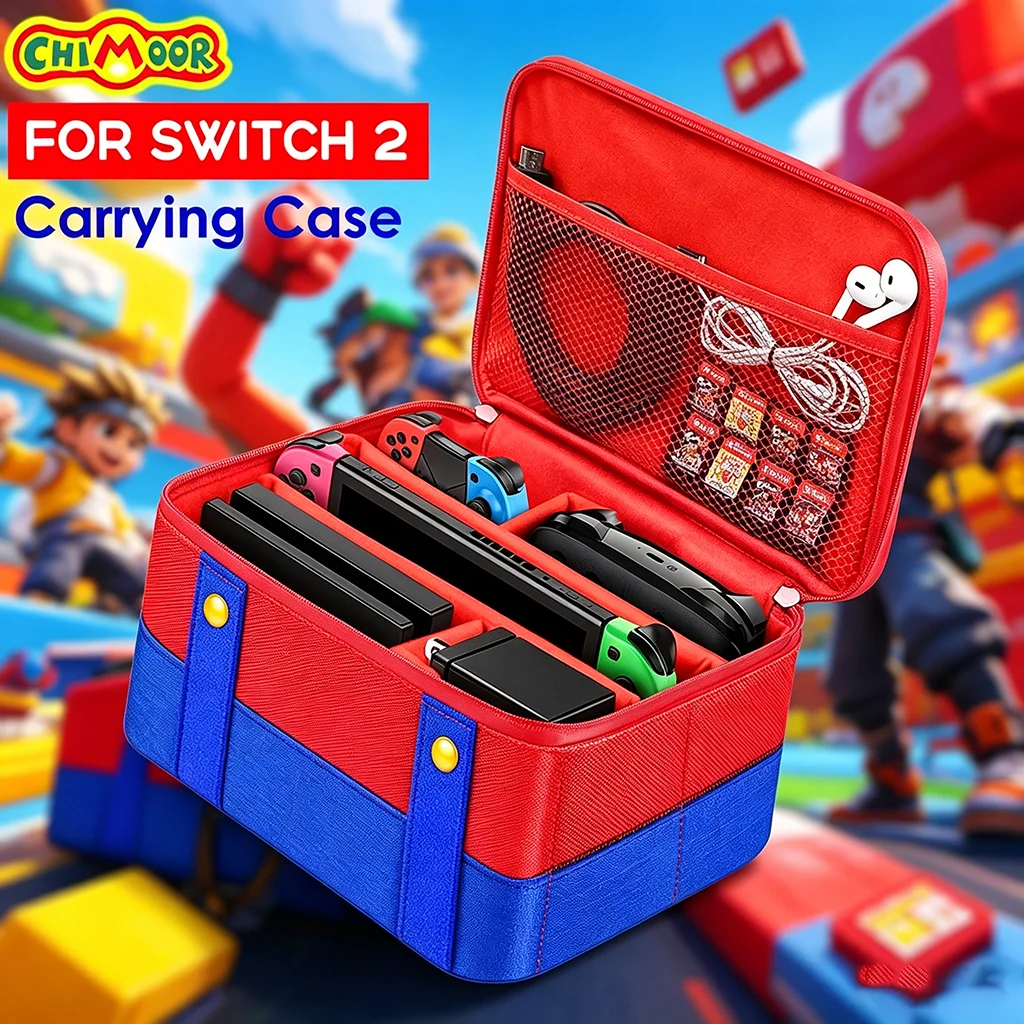 Portable Soft Shell Case for S - Gaming Console Nintendo Switch 2 recension och pris