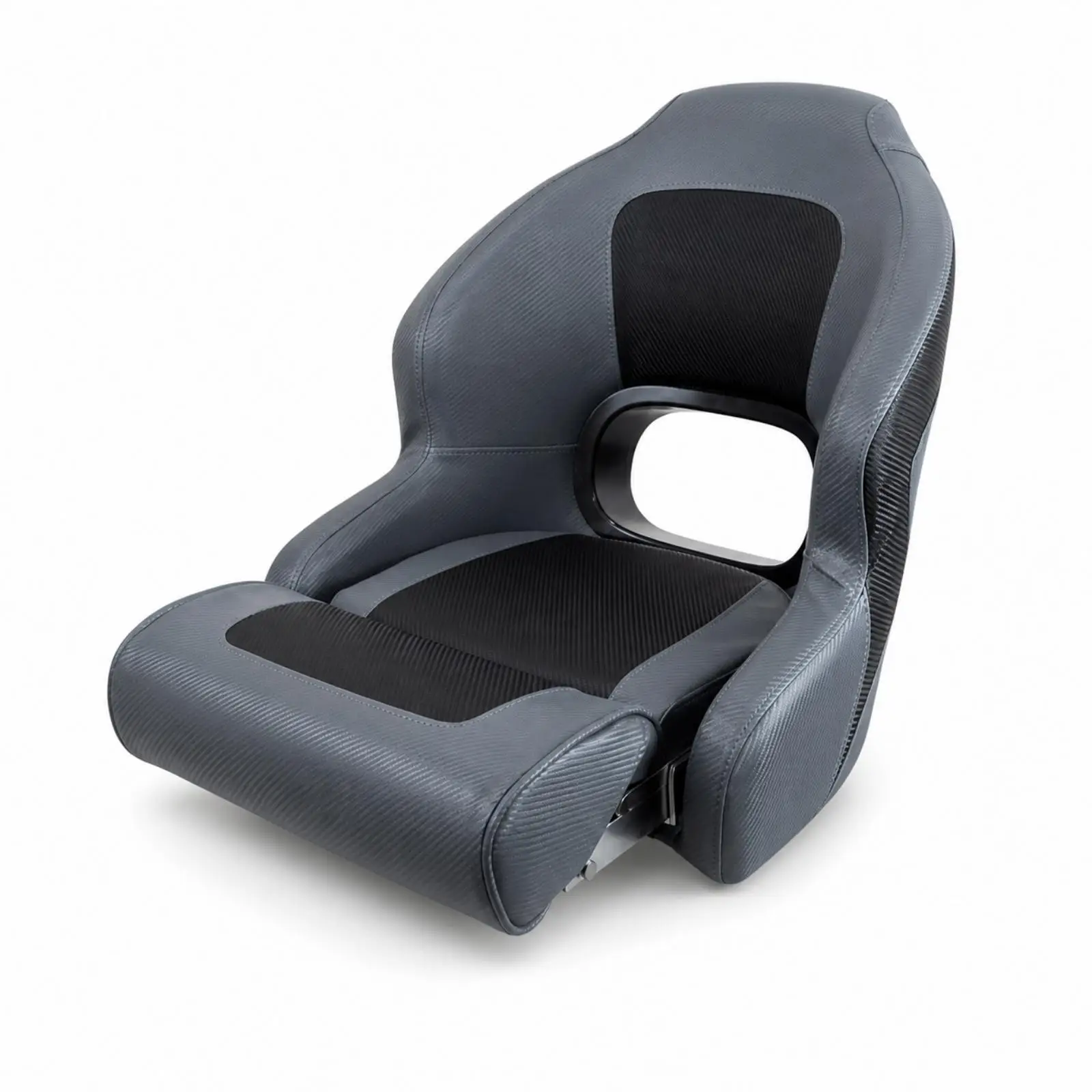Pedestal Boat Seat Upholstered Boat Driver Seat Wipe-Clean for Captains