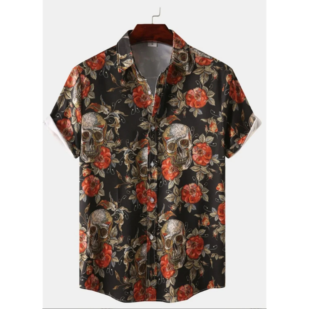 

Men's Casual Shirt Hawaiian Shirt Men Summer 3d Print Casual Short Sleeved Shirt For Men Clothing Breathable Shirts