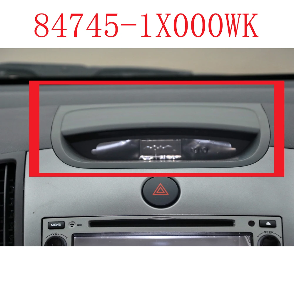 

Electronic clock trim panel CD frame upper trim panel For Kia Forte 2009-2017 middle cover Interior Accessories 84745-1X000WK